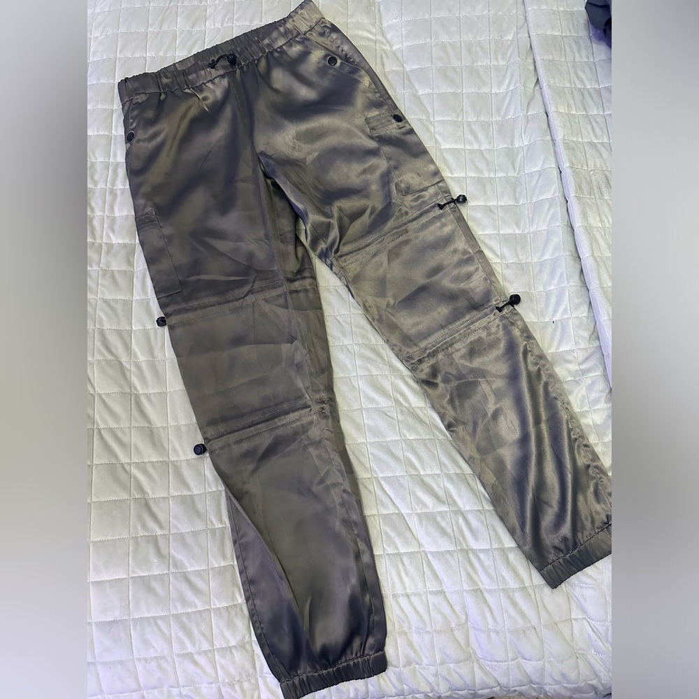 Silver joggers